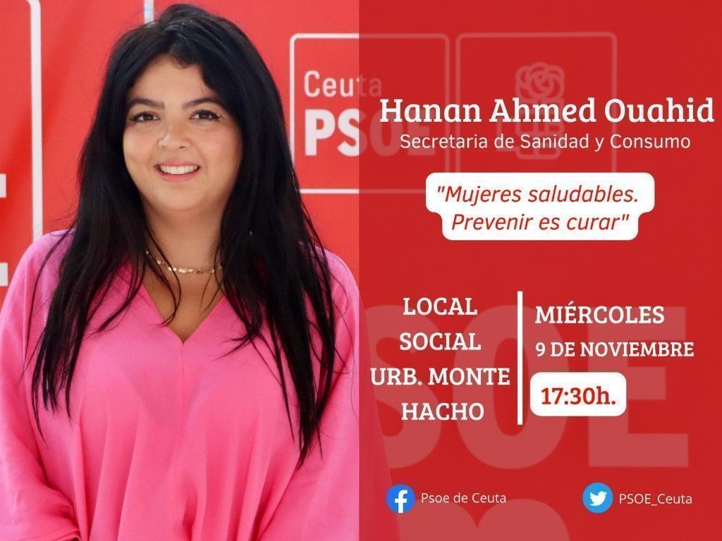 El PSOE promueve una conferencia a cargo de la oncóloga Hanan Ahmed