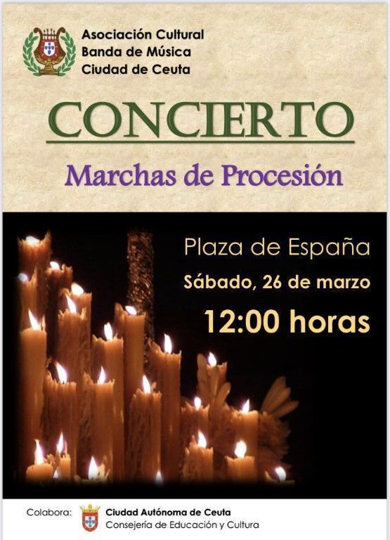La Banda de Música Ciudad de Ceuta ofrece este sábado un concierto de cuaresma