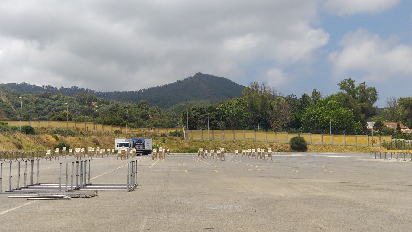 Comienzan las tareas de acondicionamiento de la explanada de Loma Margarita