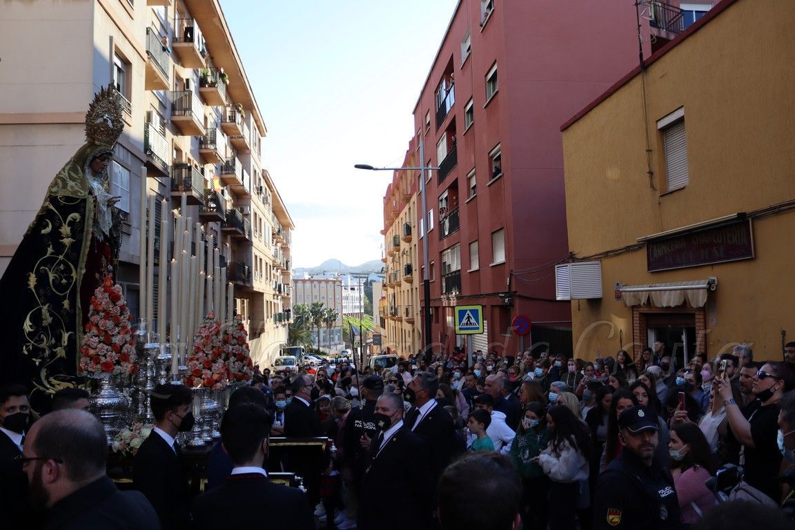 La Hermandad de la Amargura recupera sensaciones tras tres años sin poder procesionar 