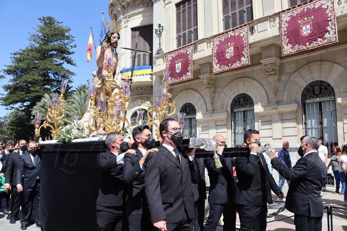 El Cristo del Triunfo cierra, después de dos años, una Semana Santa atípica marcada todavía por el covid