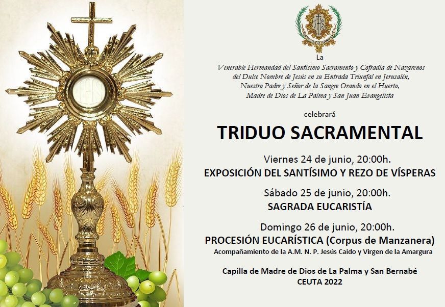 La cofradía de la Pollinica celebra su triduo eucarístico