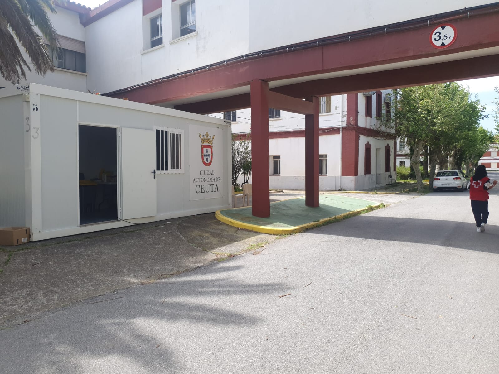 La Ciudad traslada el punto covid al Hospital Militar