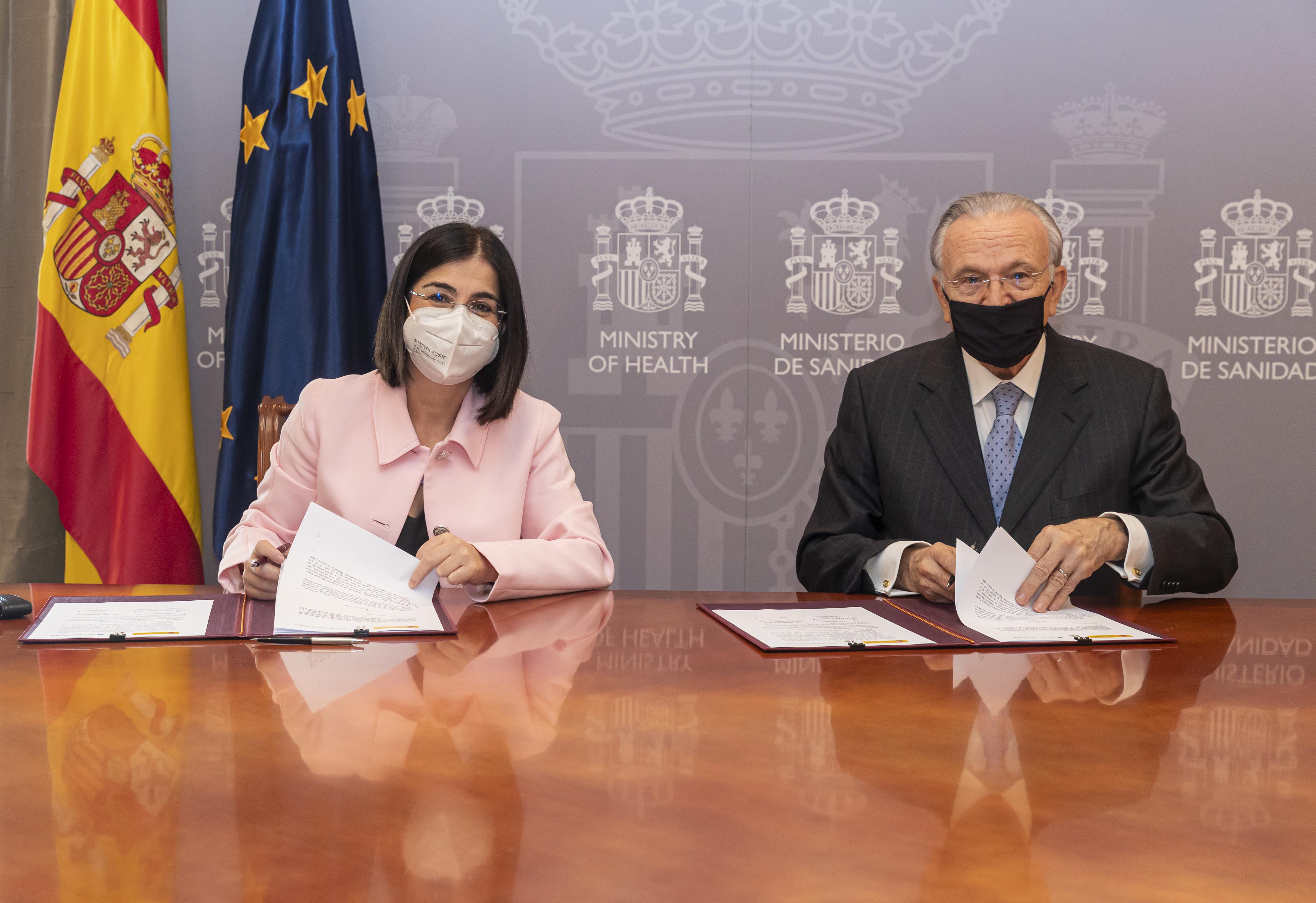 Sanidad y la Fundación ”la Caixa” reafirman su colaboración en Atención Psicosocial