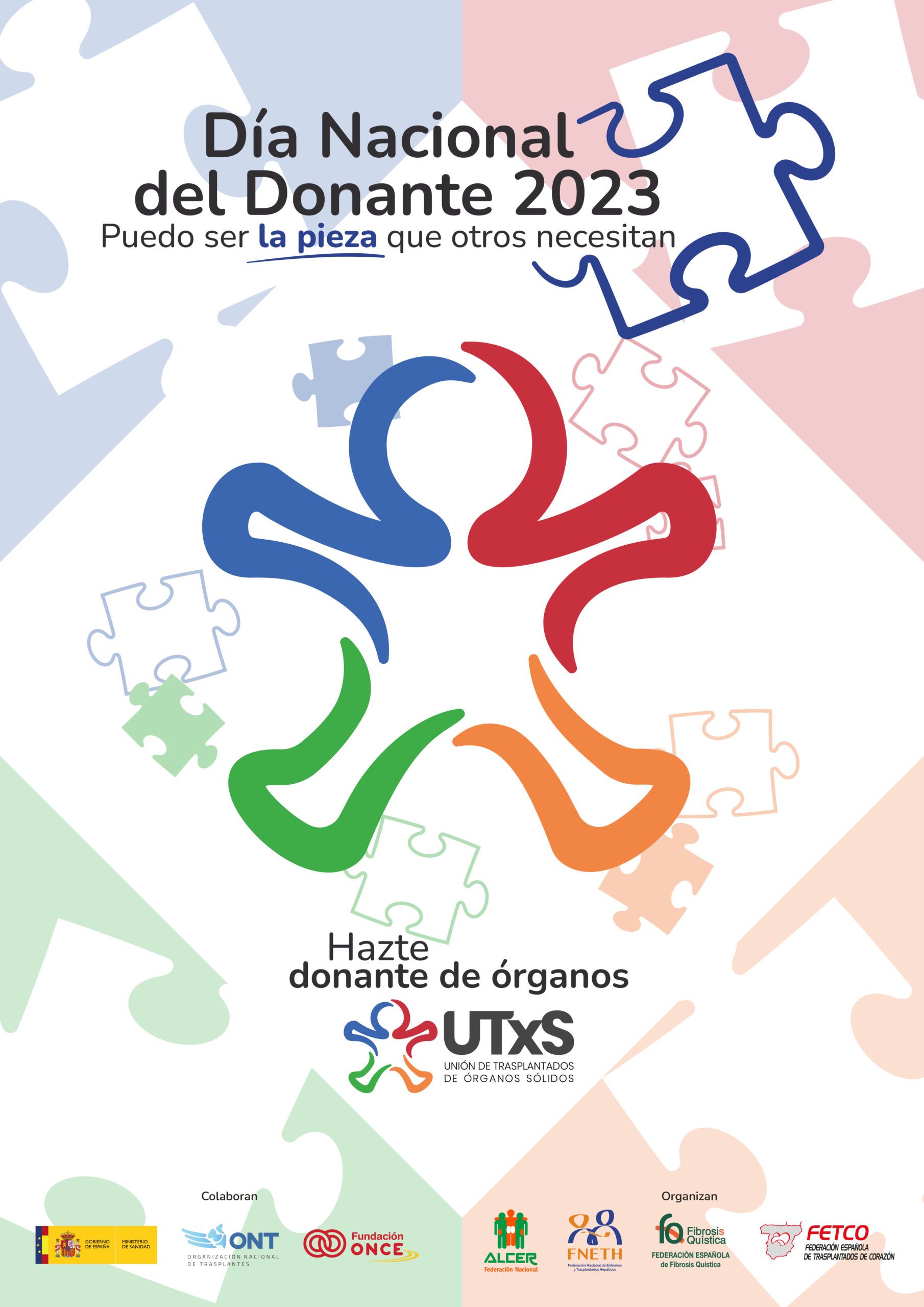 Hoy se celebra el Día Nacional del Donante con el lema “Puedo ser la pieza que otros necesitan”