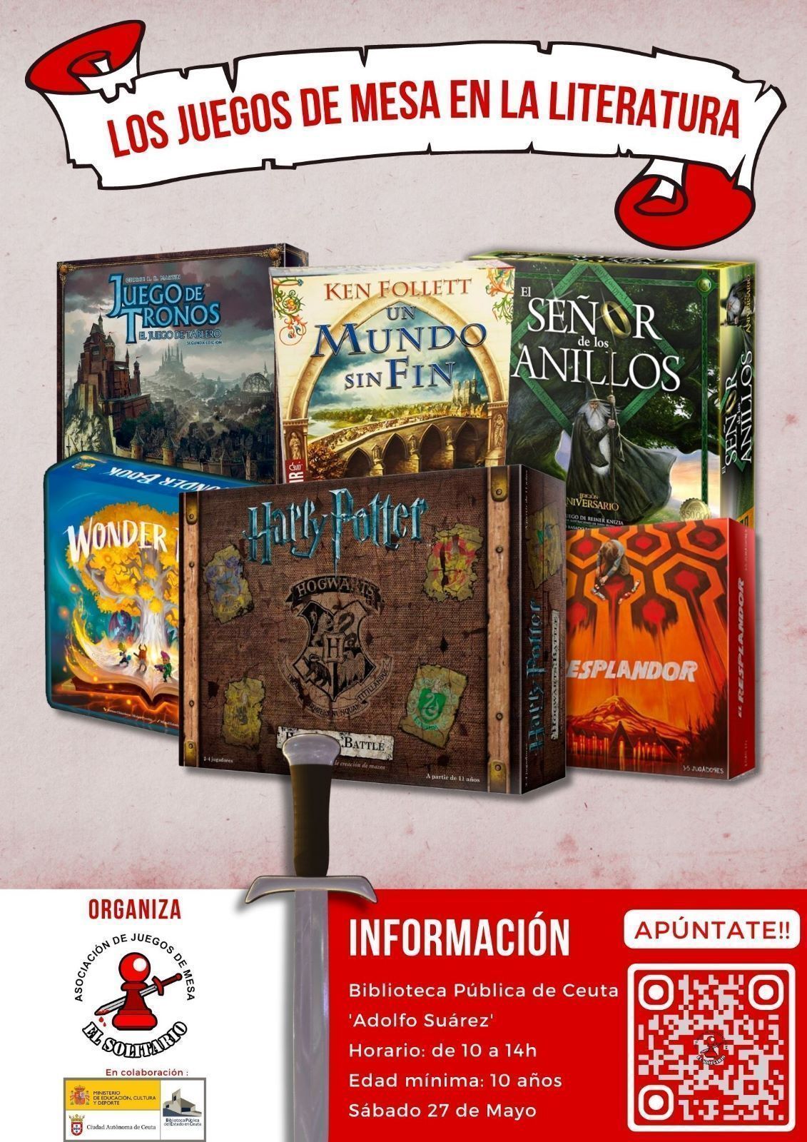 La asociación de juegos de mesa "El Solitario" organiza una nueva jornada de juegos
