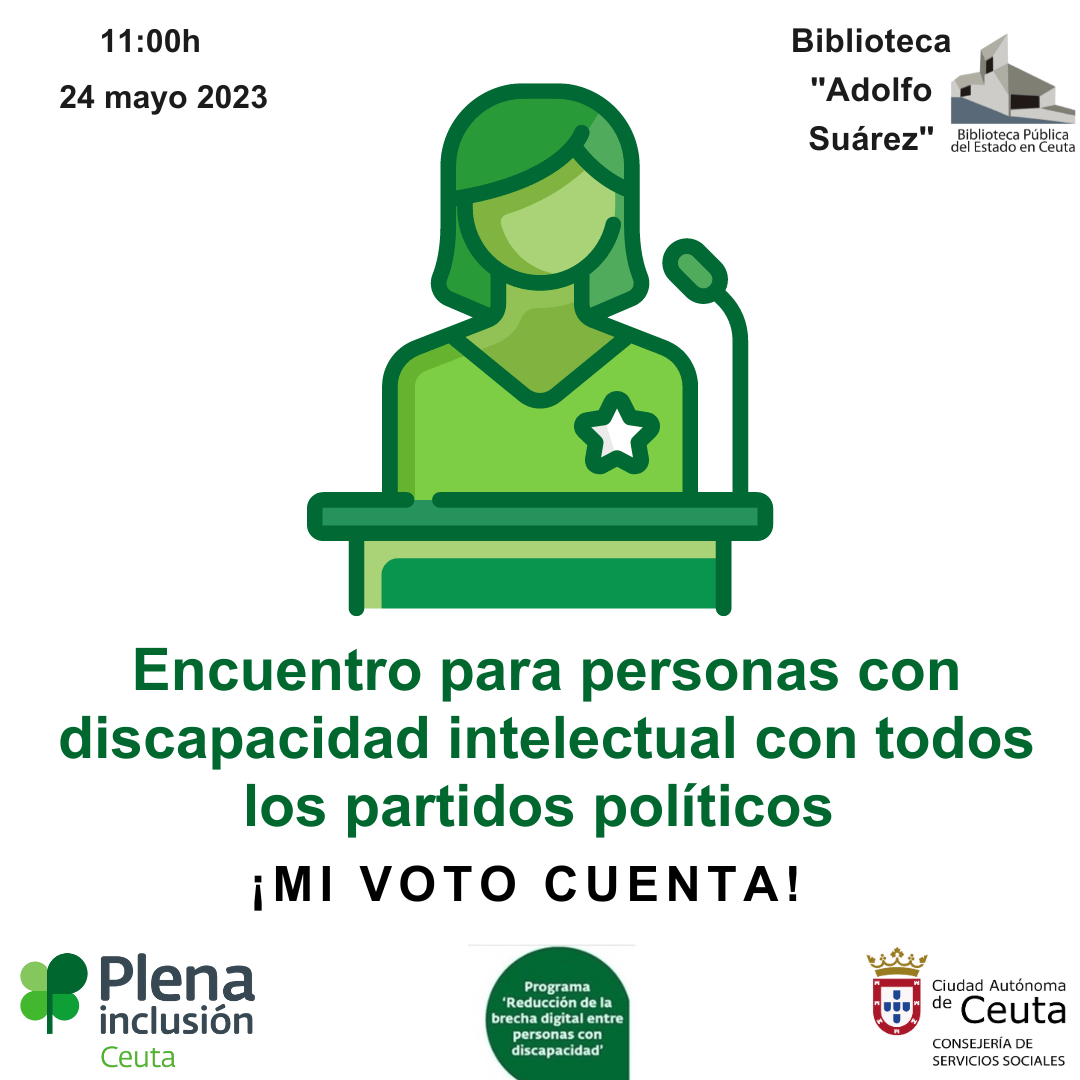 Plena Inclusión organiza mañana un encuentro con los partidos políticos