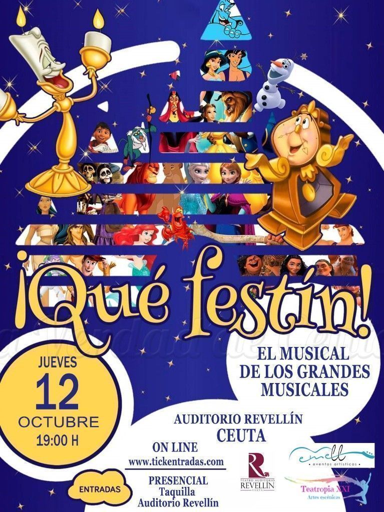 Este jueves se representa en el Revellín el musical “¡Qué festín!”