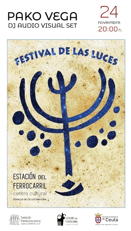 La Fundación Premio Convivencia celebra Diwali y Janucá con un envolvente DJ Set en el Centro Cultural Estación del Ferrocarril