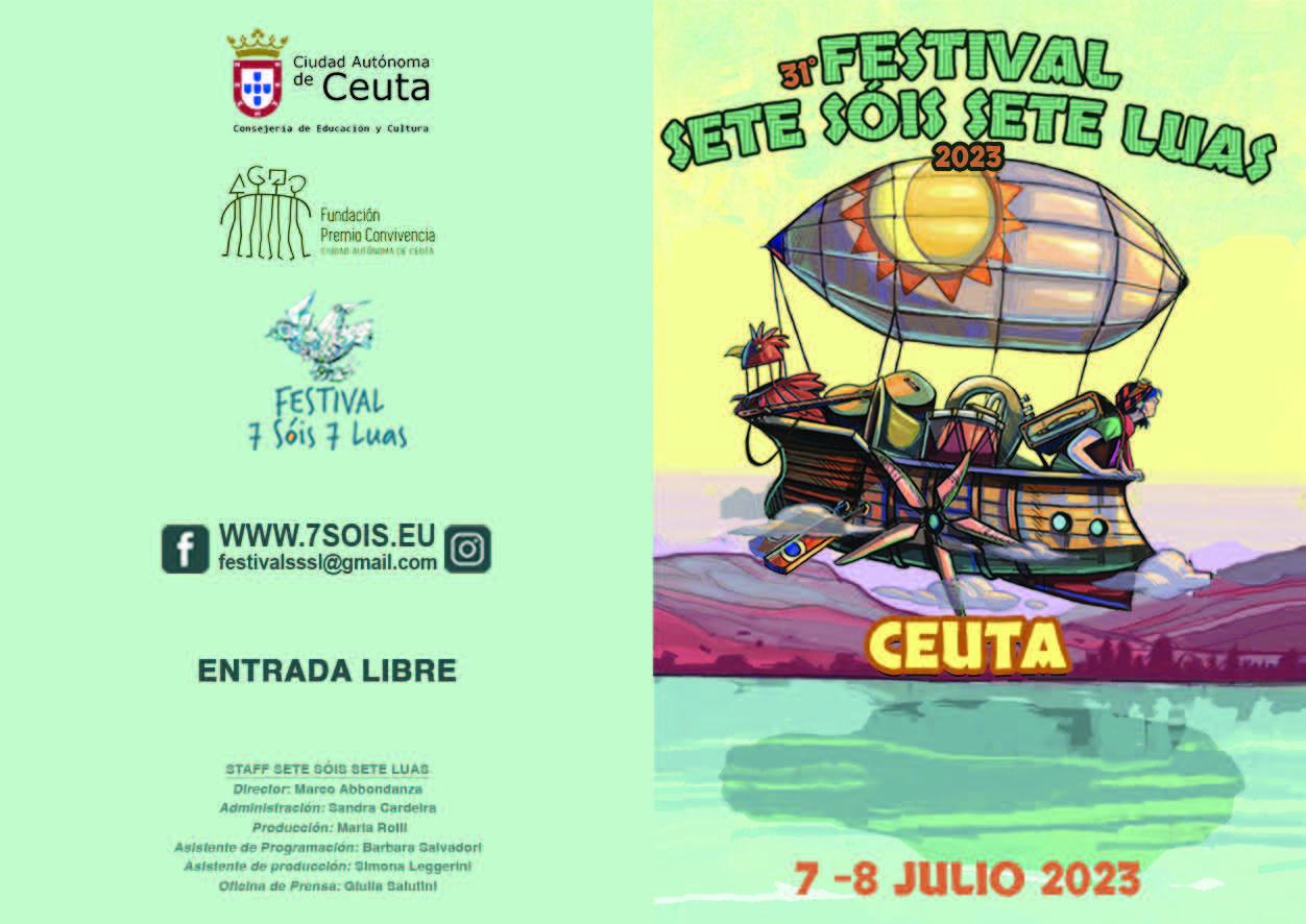 Ceuta volverá a acoger los días  7 y 8 de julio el Festival 'Sete Sóis Sete Luas' 