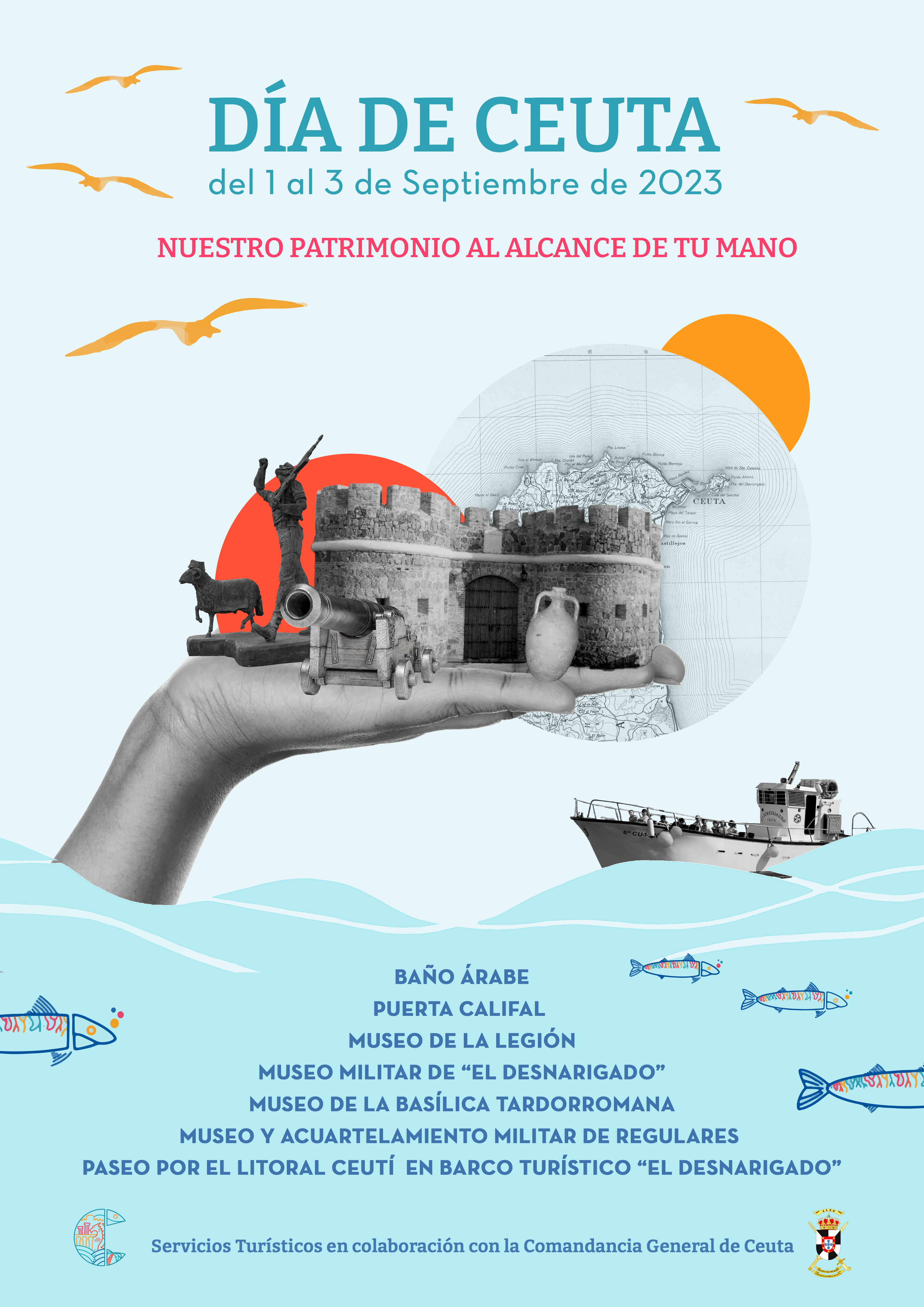 Turismo oferta 646 plazas gratuitas para visitar el patrimonio de ceutí por el Día de Ceuta