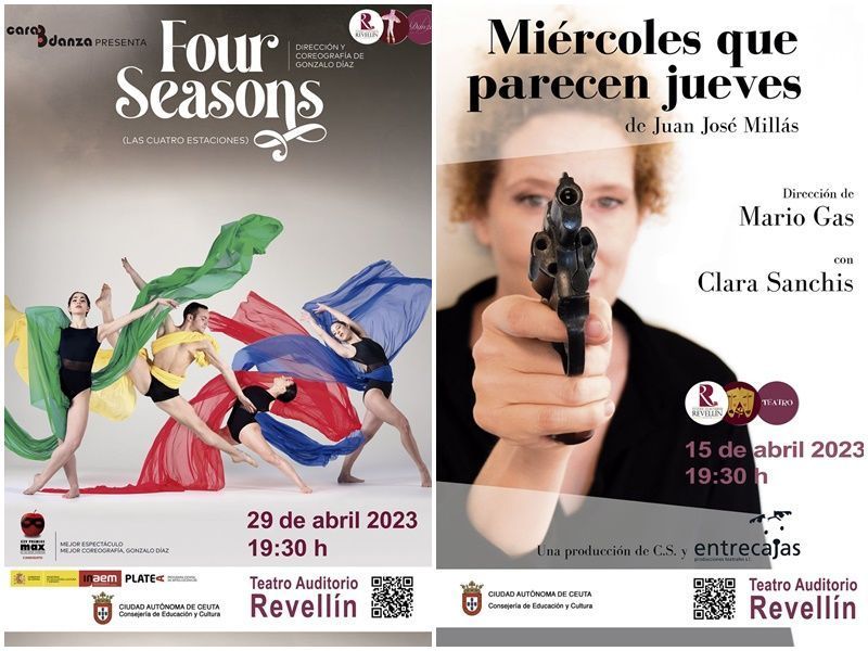 Cultura pondrá mañana a la venta un abono para los espectáculos 'Miércoles que parecen jueves’ y ‘Four Seasons'            