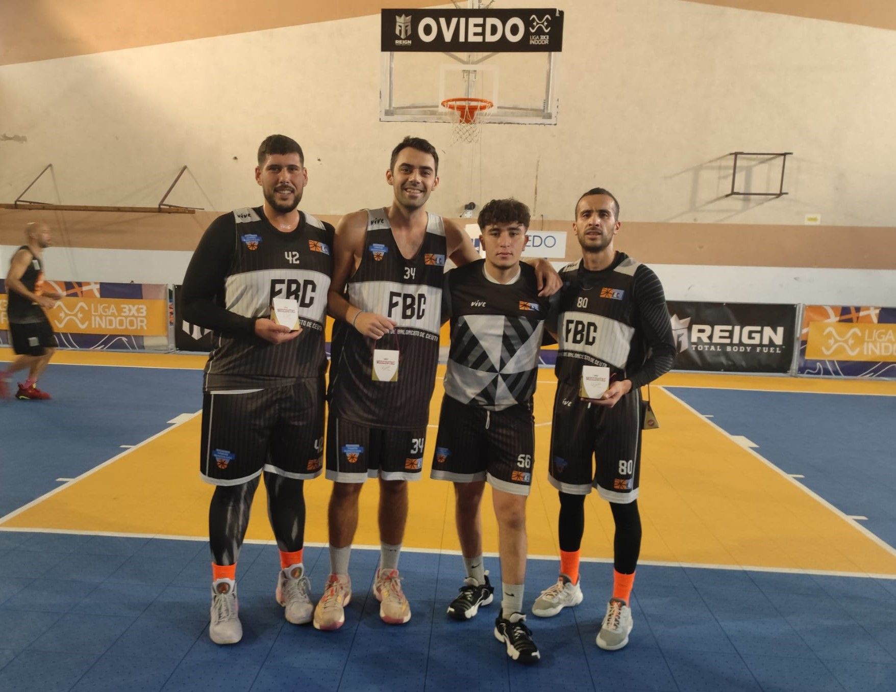 La Federación de Baloncesto de Ceuta regresa de la última jornada de la Liga 3x3 Indoor del año