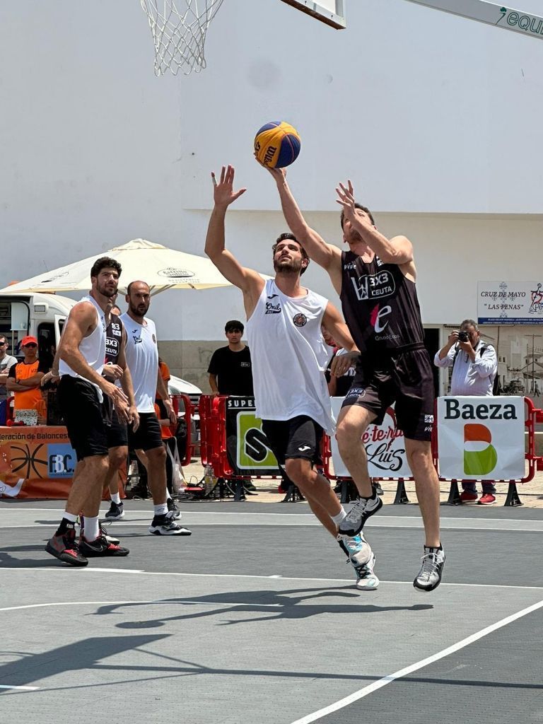 Los jugadores de la selección española de baloncesto 3x3 valoran la apuesta de Ceuta por esta modalidad