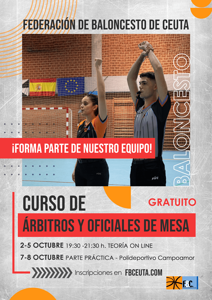 La Federación de Baloncesto organiza una nueva edición del curso de árbitros y oficiales de mesa