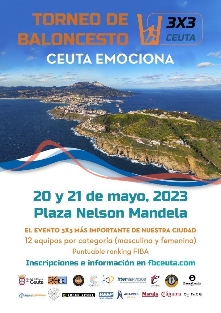 El torneo “Ceuta Emociona” de baloncesto 3x3 atrae a estrellas nacionales