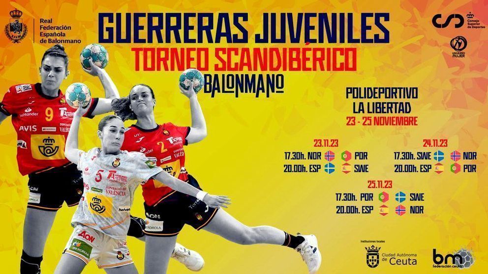 La selección juvenil de balonmano femenino ya está en Ceuta para disputar el Torneo Scandibérico