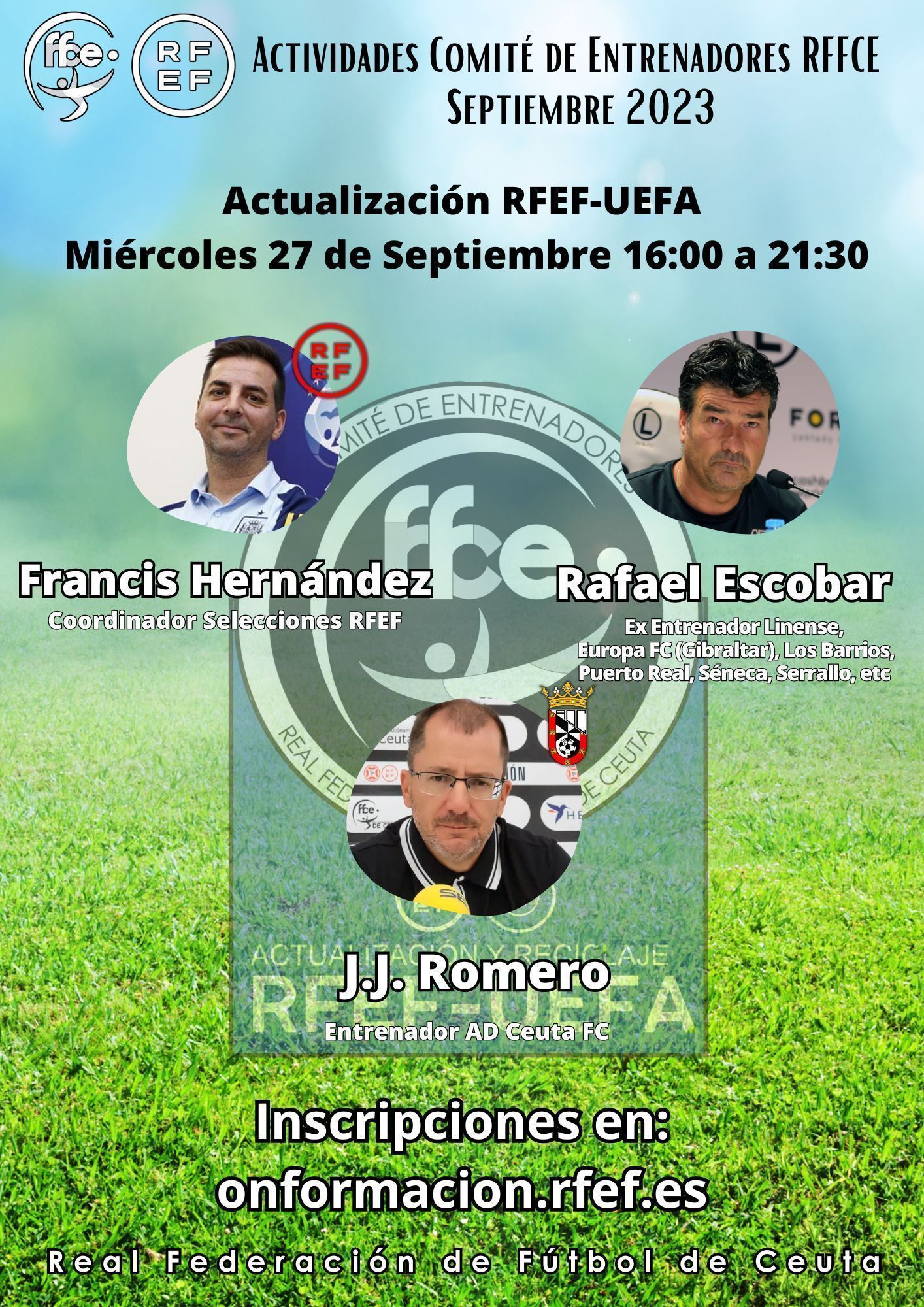 El Comité de Entrenadores celebrará la II Jornada de Actualización RFEF-UEFA el próximo 27 de septiembre