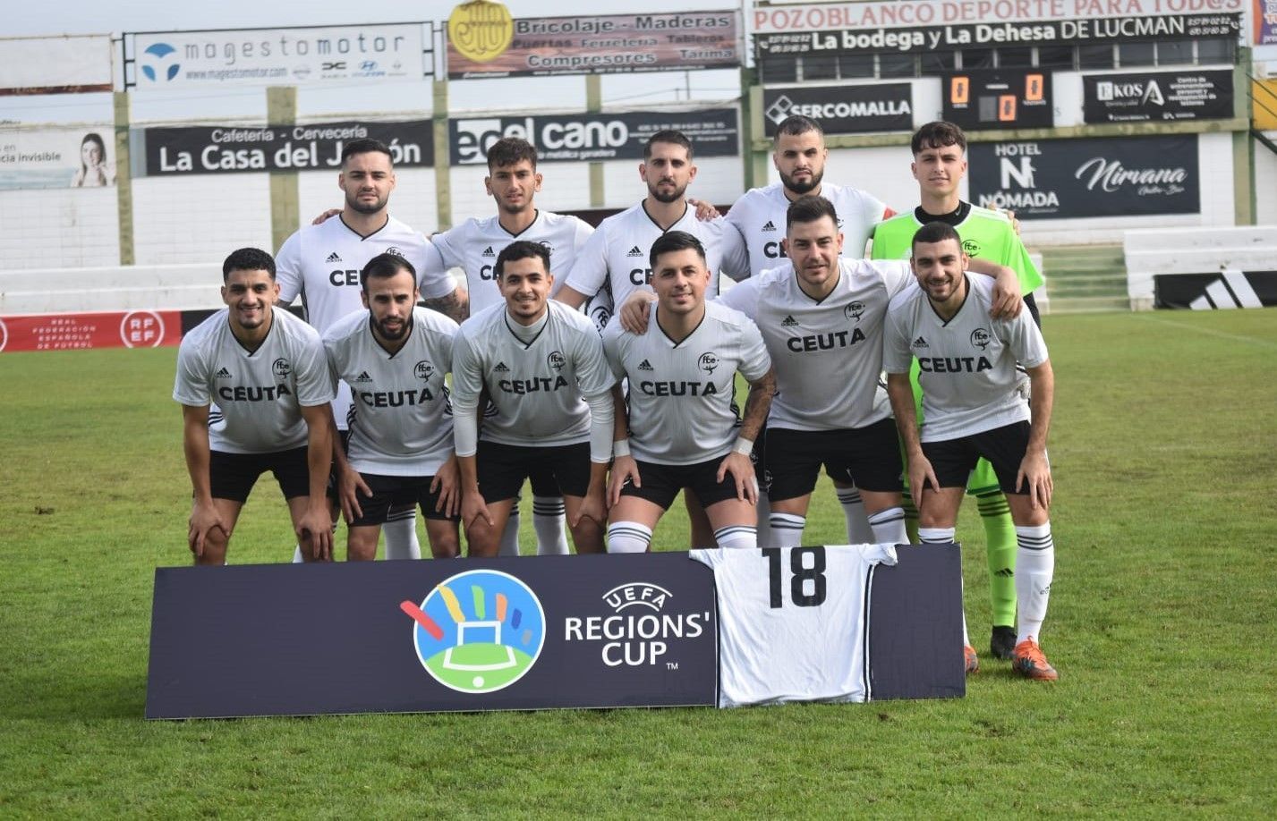 Ceuta pierde por la mínima ante Baleares en la Copa de Regiones UEFA (1-2)