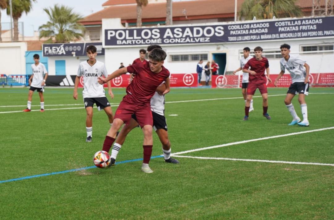 Ceuta pierde con Murcia en su estreno en el Campeonato de España sub'14 y sub'16