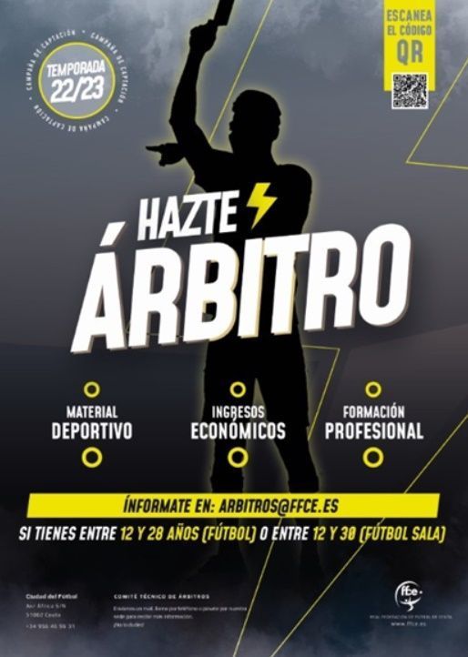 El Comité de Árbitros clausura mañana la campaña de captación con un acto de puertas abiertas