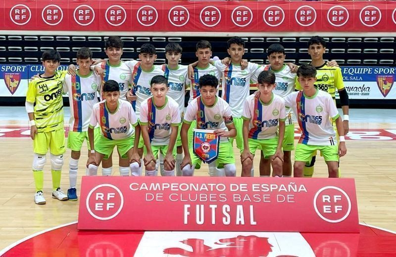 El CD Puerto infantil cae ante el Equipe Sport en el nacional (6-0)
