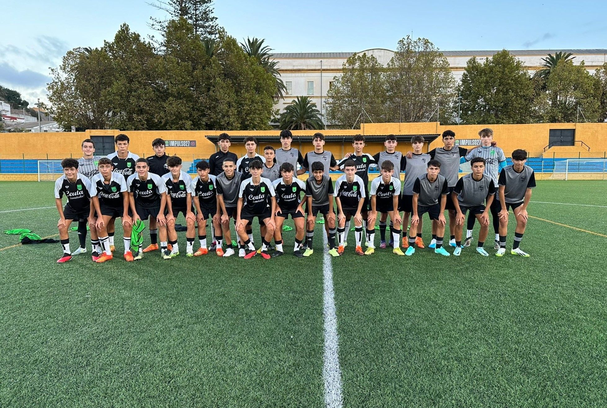 Primera toma de contacto de las selecciones Sub-14 y Sub-16 de fútbol  