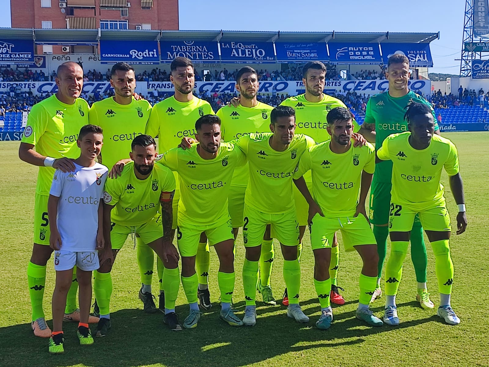 (2-1) La AD Ceuta sufre su primera derrota de la temporada en Linares