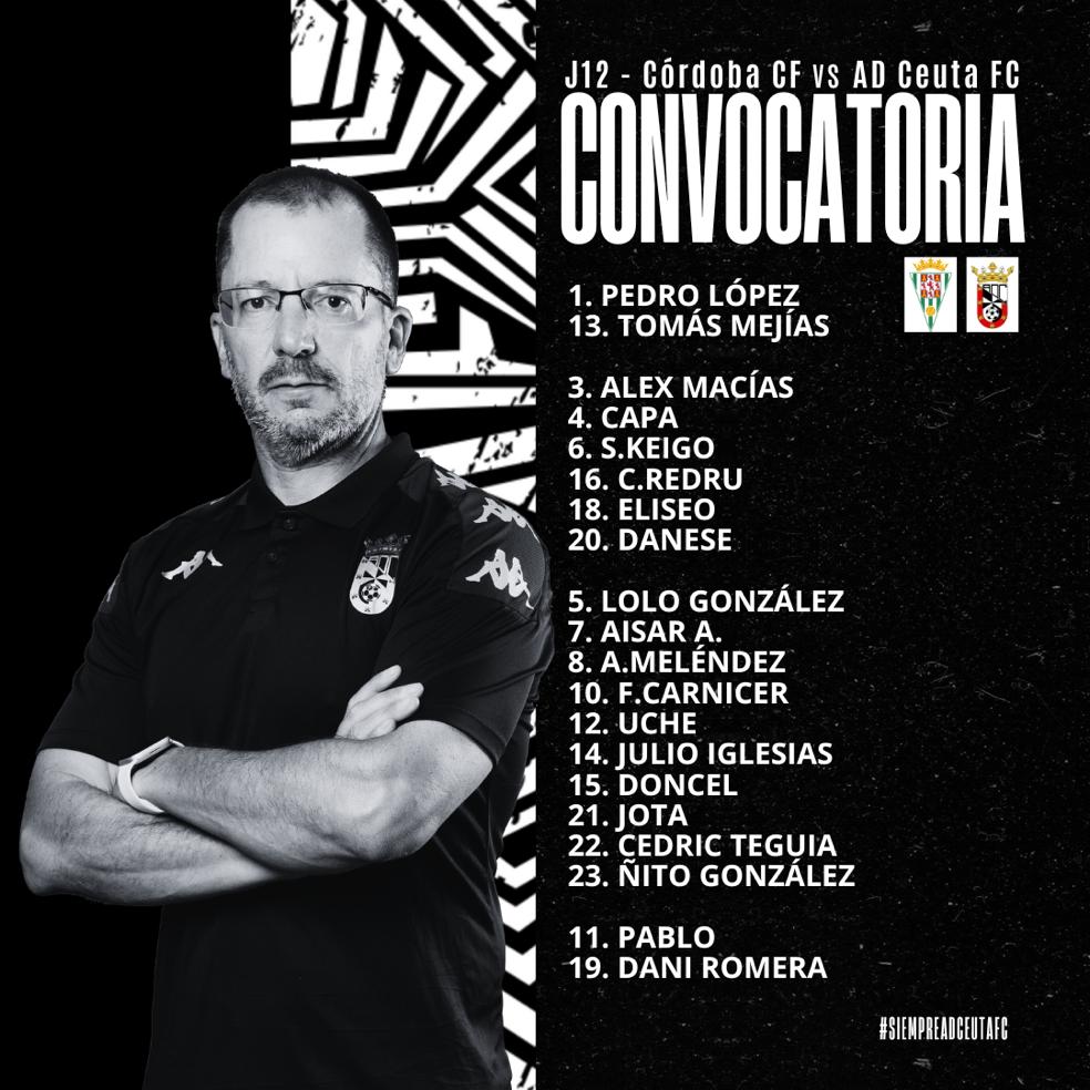 Convocatoria Cordoba Ceuta