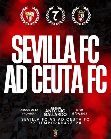 El Ceuta jugará un amistoso contra el Sevilla FC el 18 de julio