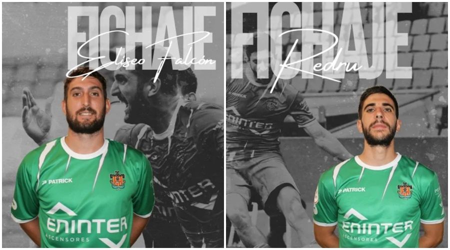 Dos nuevos fichajes para el Ceuta, Redru y Eliseo Falcón se unen a la primera plantilla