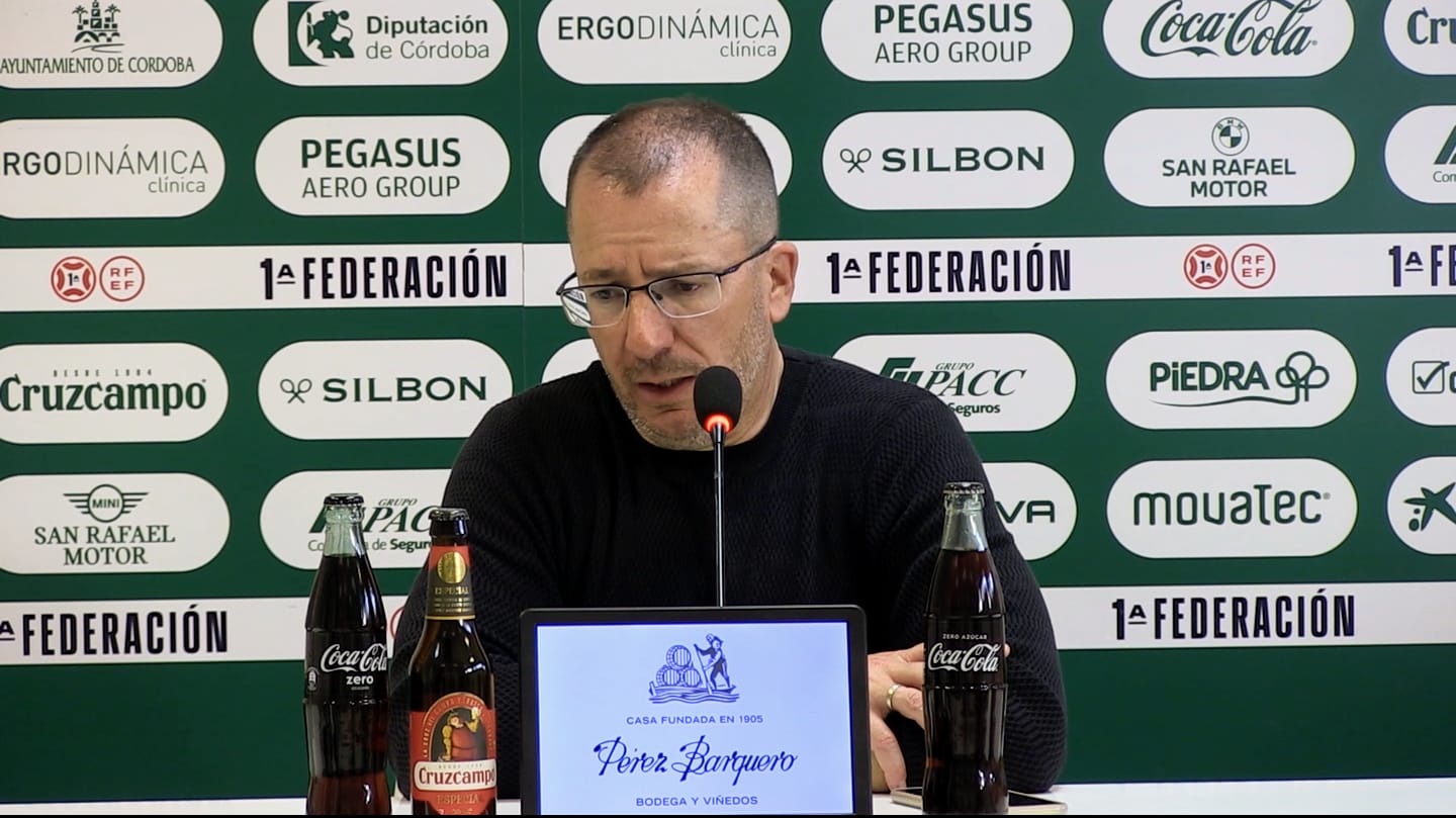 J.J. Romero: "El Córdoba hoy ha sido mucho mejor de lo que fue en la ida"  