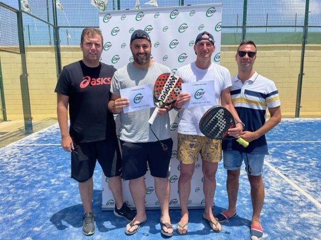 Finaliza el I Torneo de Pádel CSIF con un éxito rotundo 