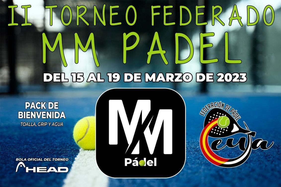 La Federación de Pádel de Ceuta abre la inscripción para el “II Torneo Absoluto MM Pádel”