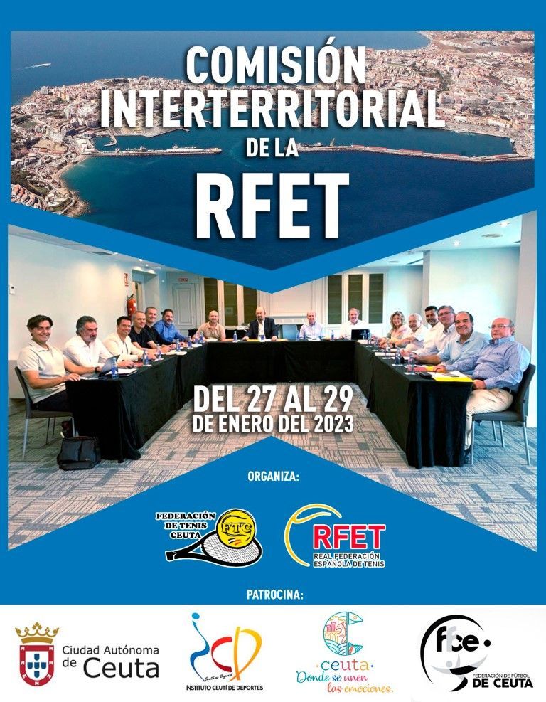 Ceuta será sede la Comisión Interterritorial de la Real Federación Española de Tenis 2023