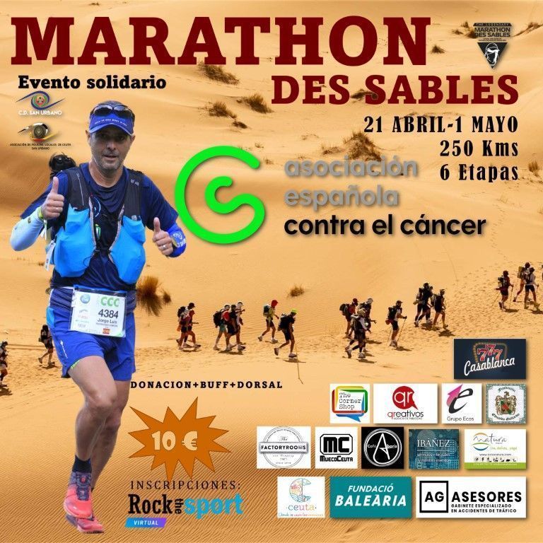Jorge L. Rodríguez Zamora, corredor del CD San Urbano, participará en el Maratón de las Arenas en favor de la AECC