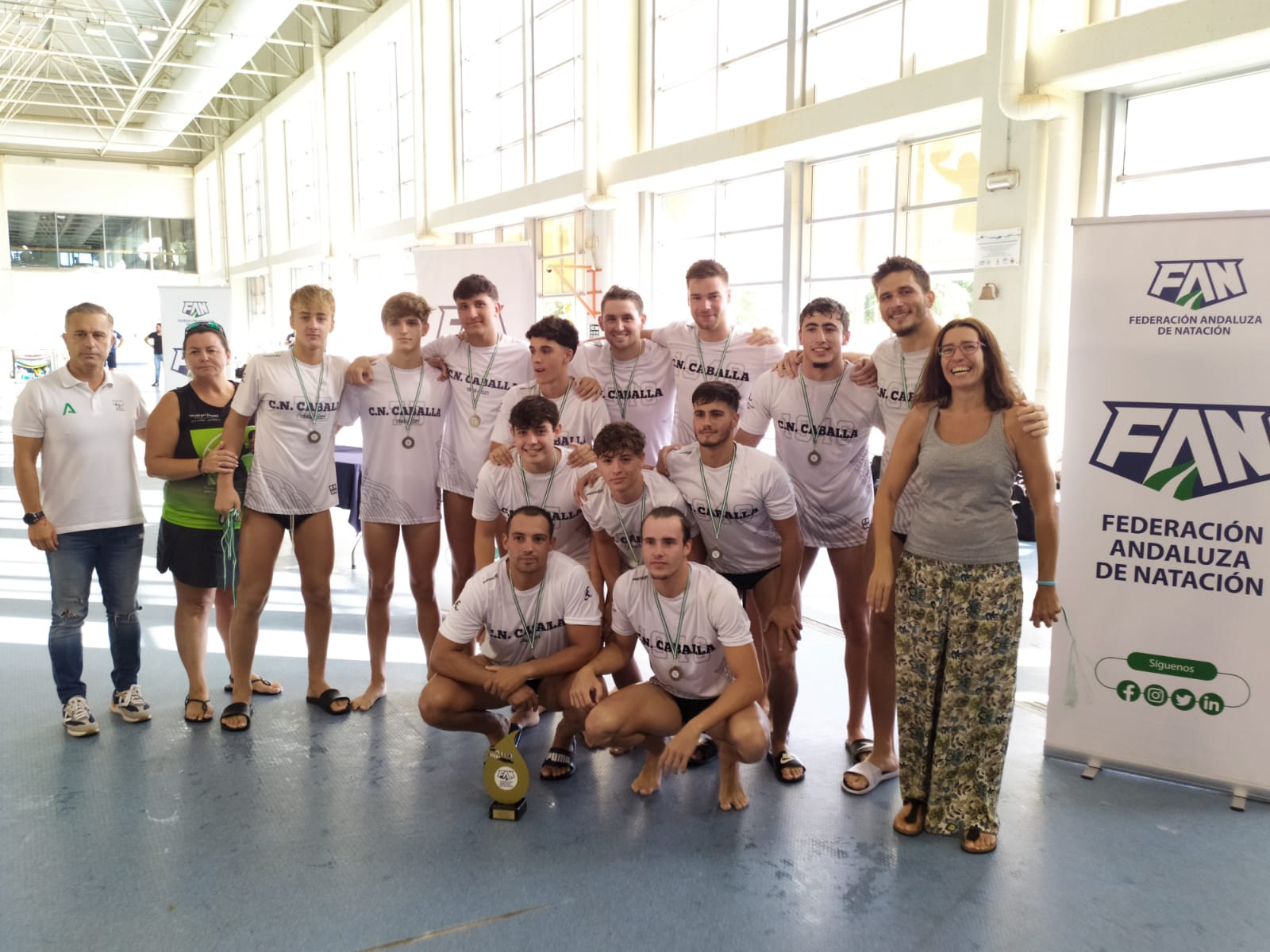 El Club Natación Caballa se proclama campeón de la Copa Andaluza  