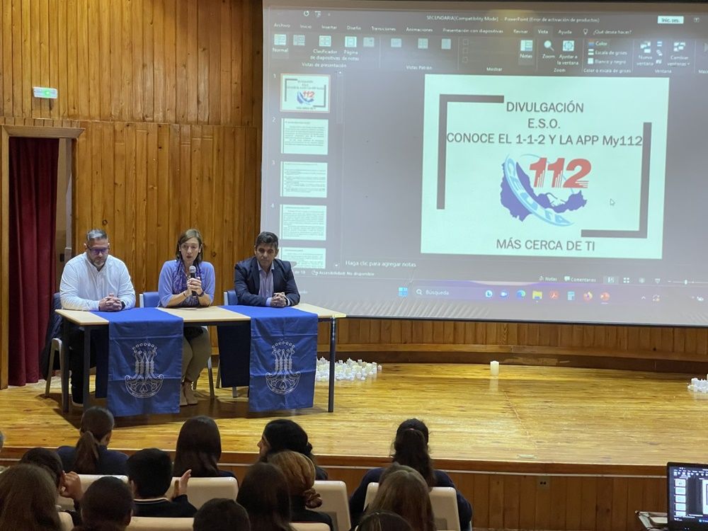 La Consejería de Presidencia y Gobernación impulsa la conciencia de emergencia en centros escolares a través del Teléfono Único 1-1-2