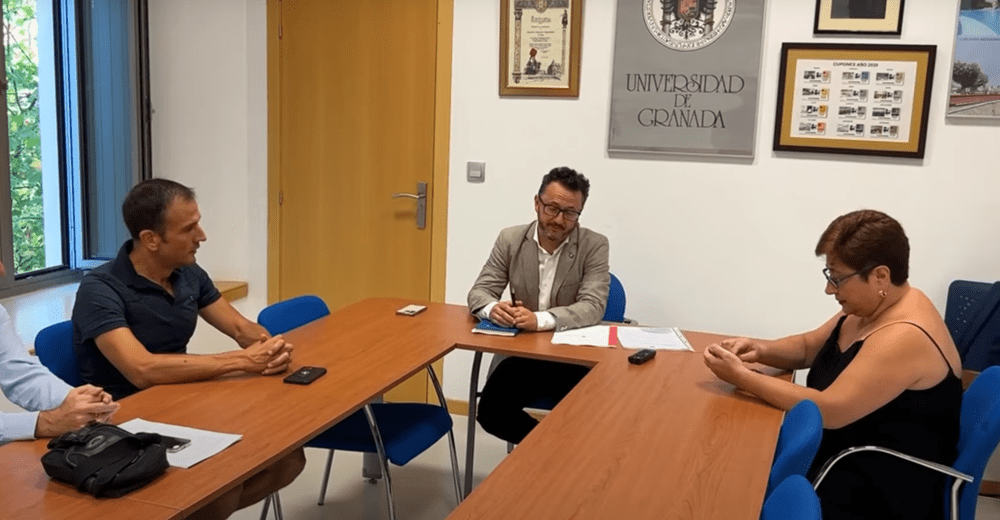 Primera visita institucional a Ceuta del vicerrector para los Campus de Ceuta y Melilla, Salvador del Barrio 
