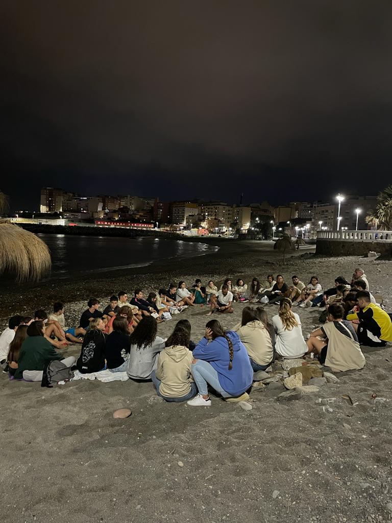 Un grupo de alumnos de la Fundació Jesuites Educació se encuentra en Ceuta dentro del proyecto “Frontera Sur”