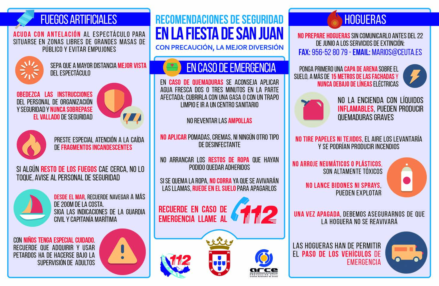 Protección Civil pide precaución para disfrutar sin riesgos de la Noche de San Juan