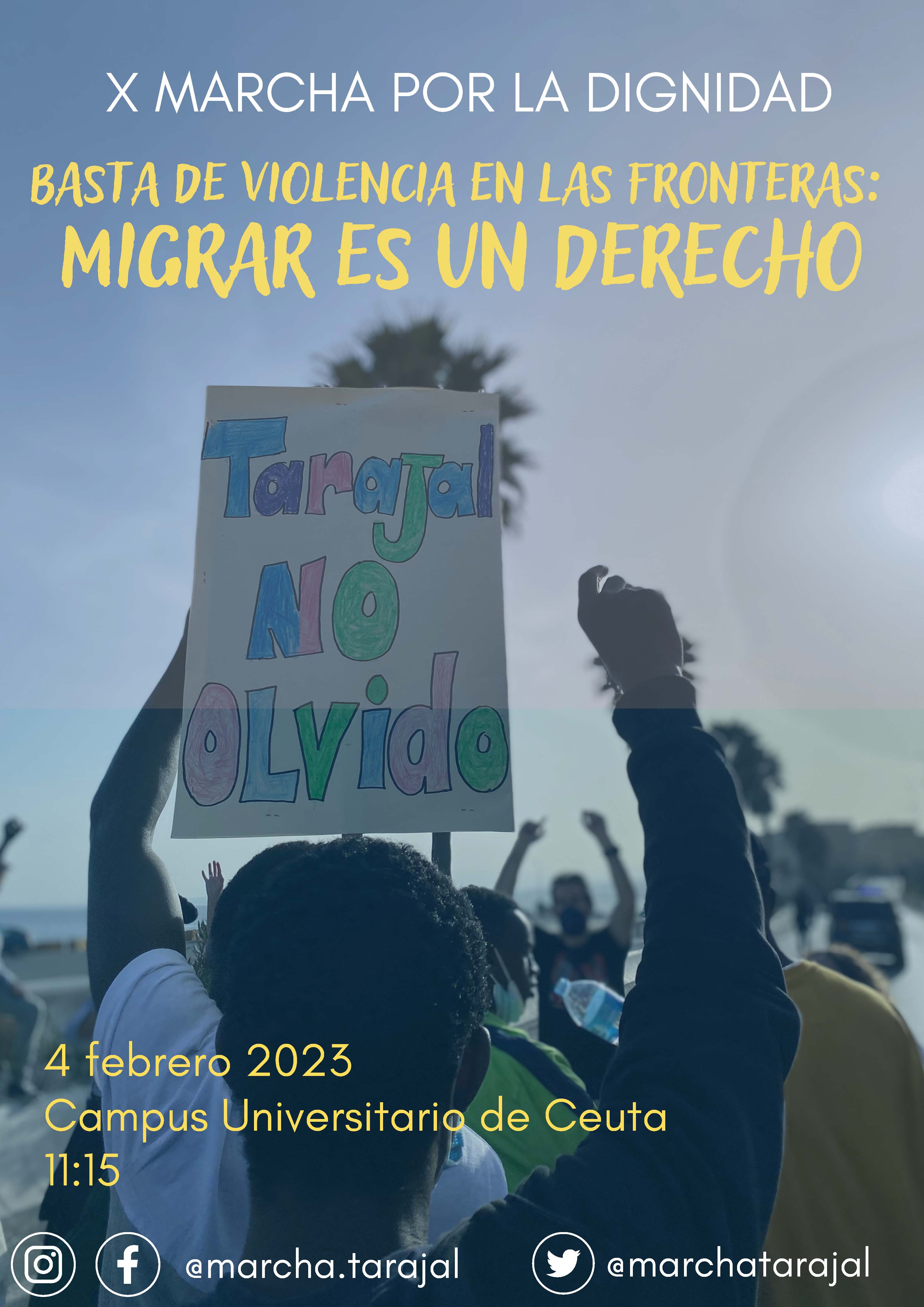 Mañana se celebra la “X Marcha por la Dignidad”