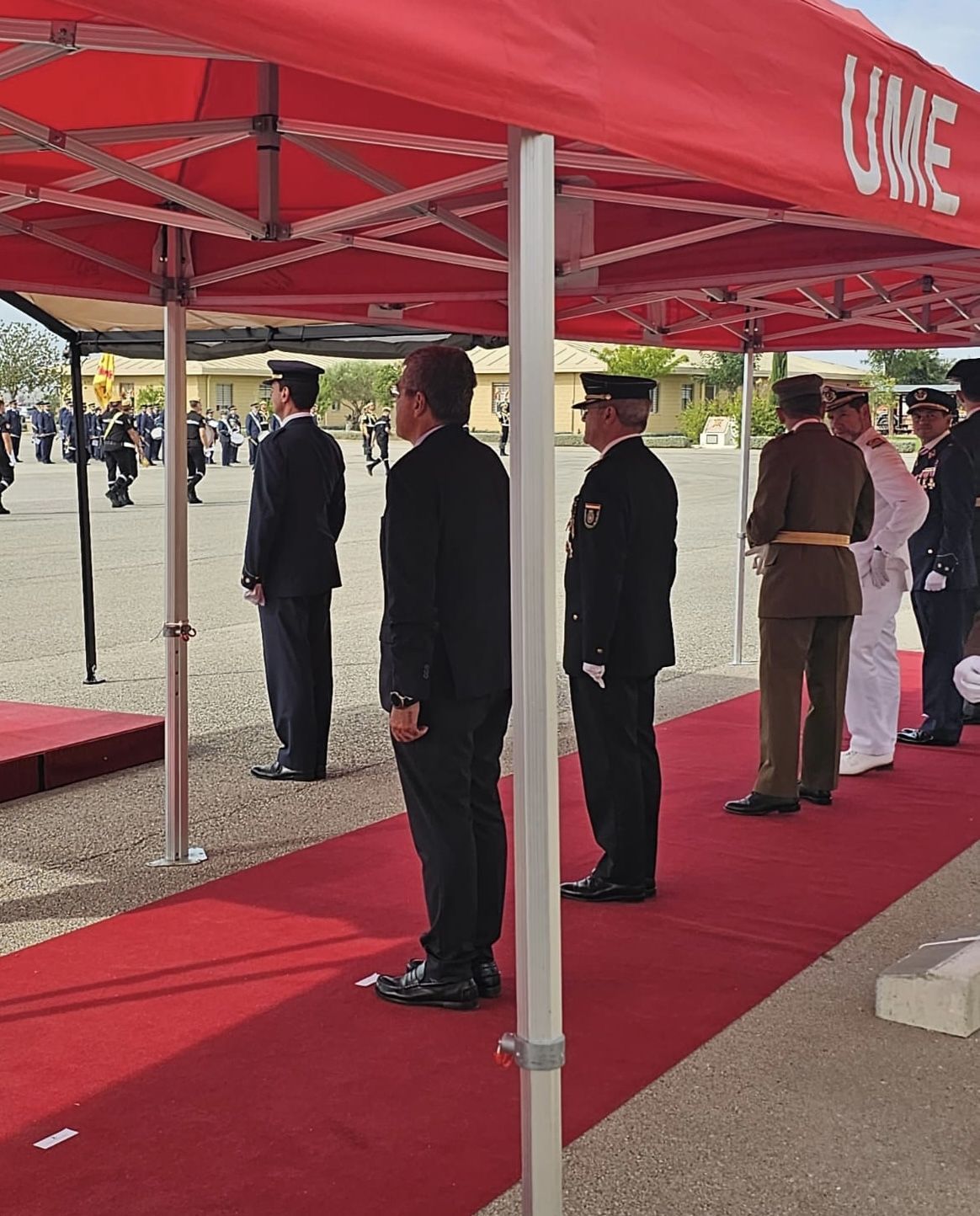 Delegado del Gobierno en Ceuta participa en celebración de la patrona de la UME en Morón de la Frontera