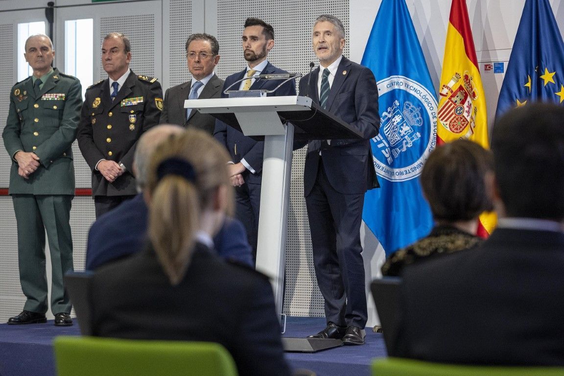 El ministro Marlaska presenta la campaña contra la ciberdelincuencia