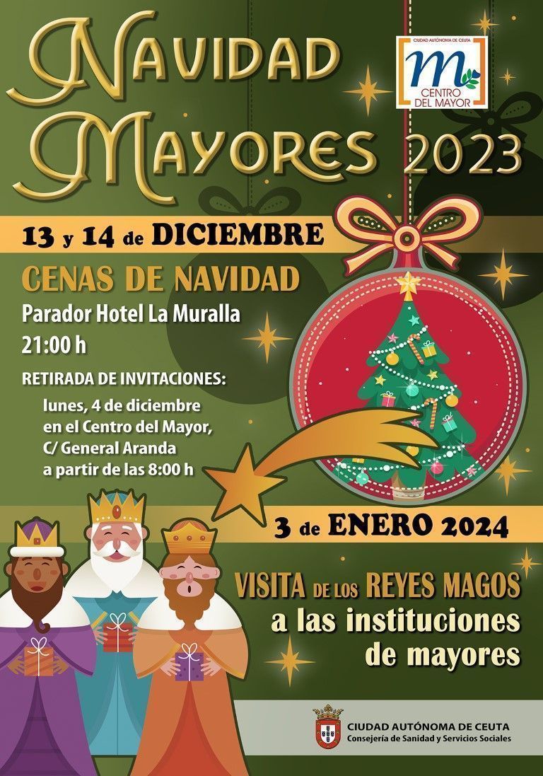 El Centro del Mayor presenta las actividades organizadas para las fiestas navideñas