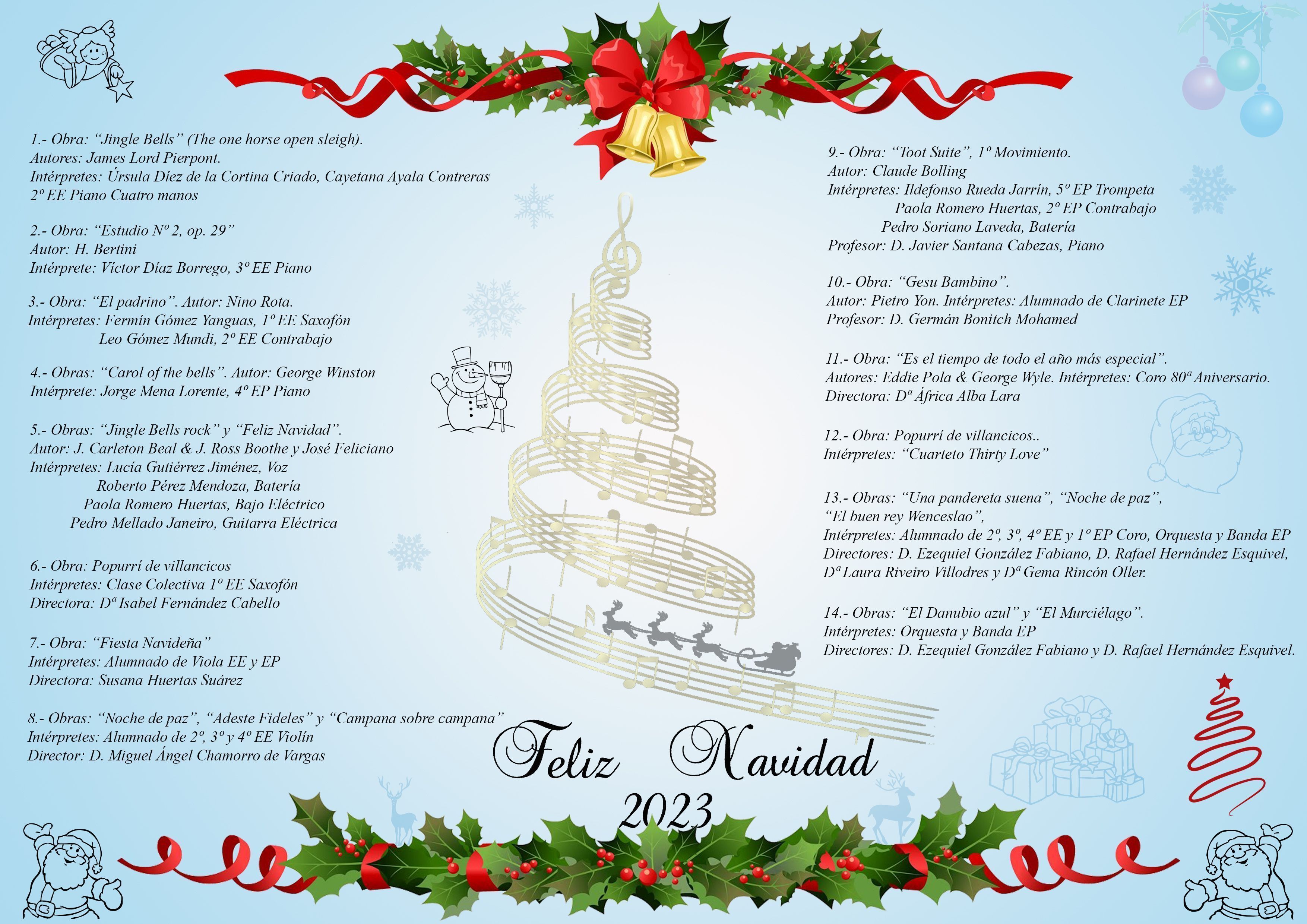 El Conservatorio de Música ofrece el próximo miércoles su tradicional Concierto de Navidad