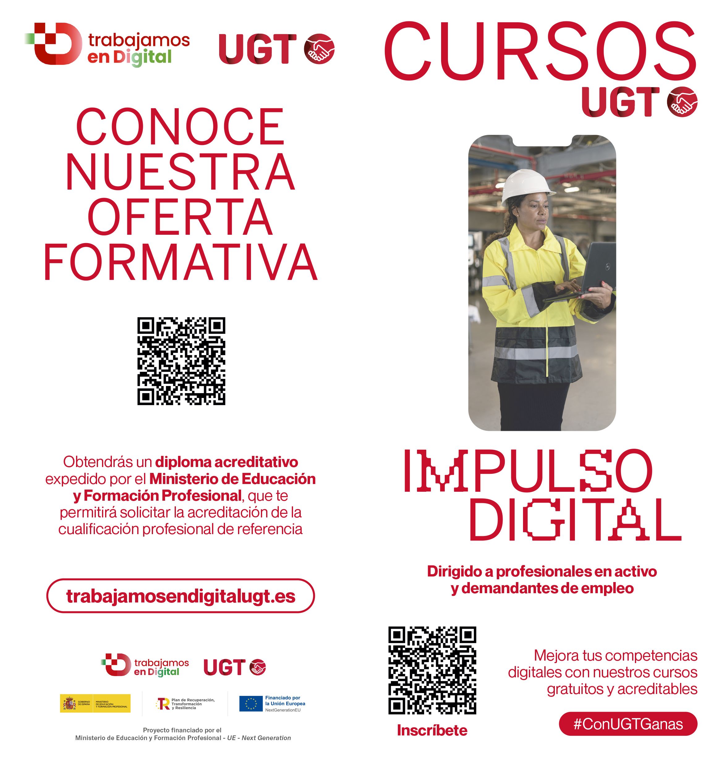 UGT oferta cursos gratuitos online de competencias digitales
