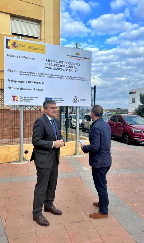Finalizada la primera fase de construcción del colector general en la avenida Cañonero Dato