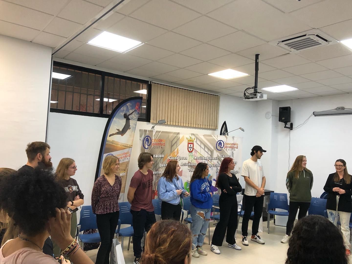 Jóvenes de 10 países se reúnen en Ceuta para fortalecer la diversidad y la inclusión en el marco del programa Erasmus+ 