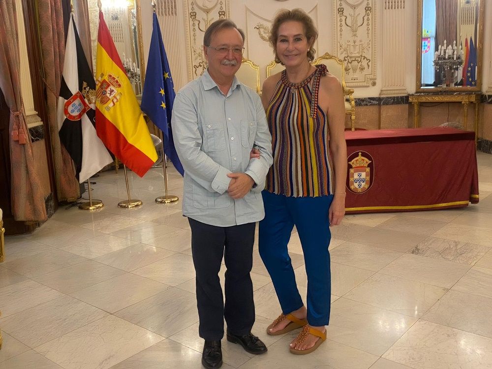El presidente Vivas recibe a la periodista Ana Rosa Quintana